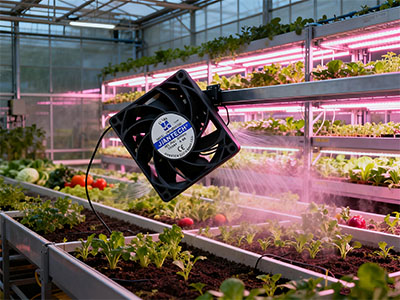 植物工厂通风散热风扇的风量与静压匹配指南|健策电子Jentech散热风扇选型网