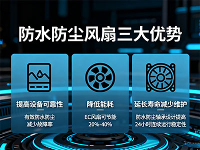 防水防尘风扇在商用冰箱有哪些优势 